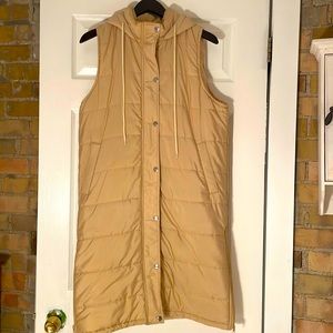 Hooded Long Vest